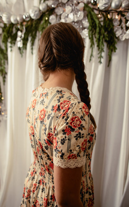Camellia Carol ~ Mini Hearthside Dress