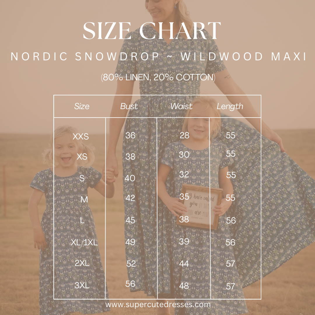 Nordic Snowdrop ~ Wildwood Maxi