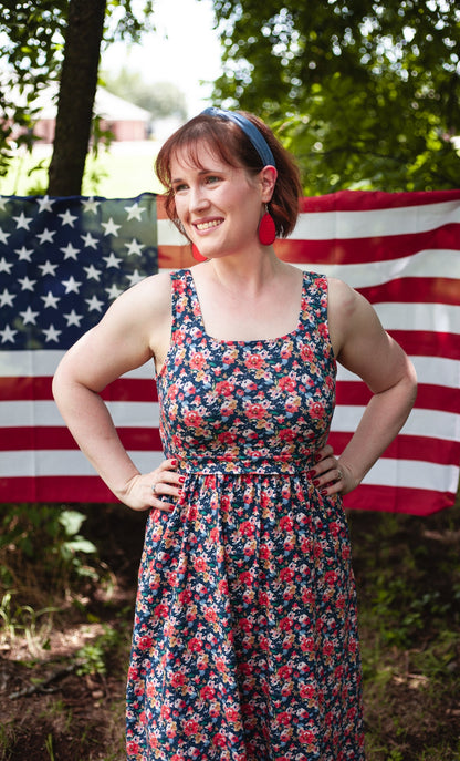 Independence Blossom ~ Homesteader Dress