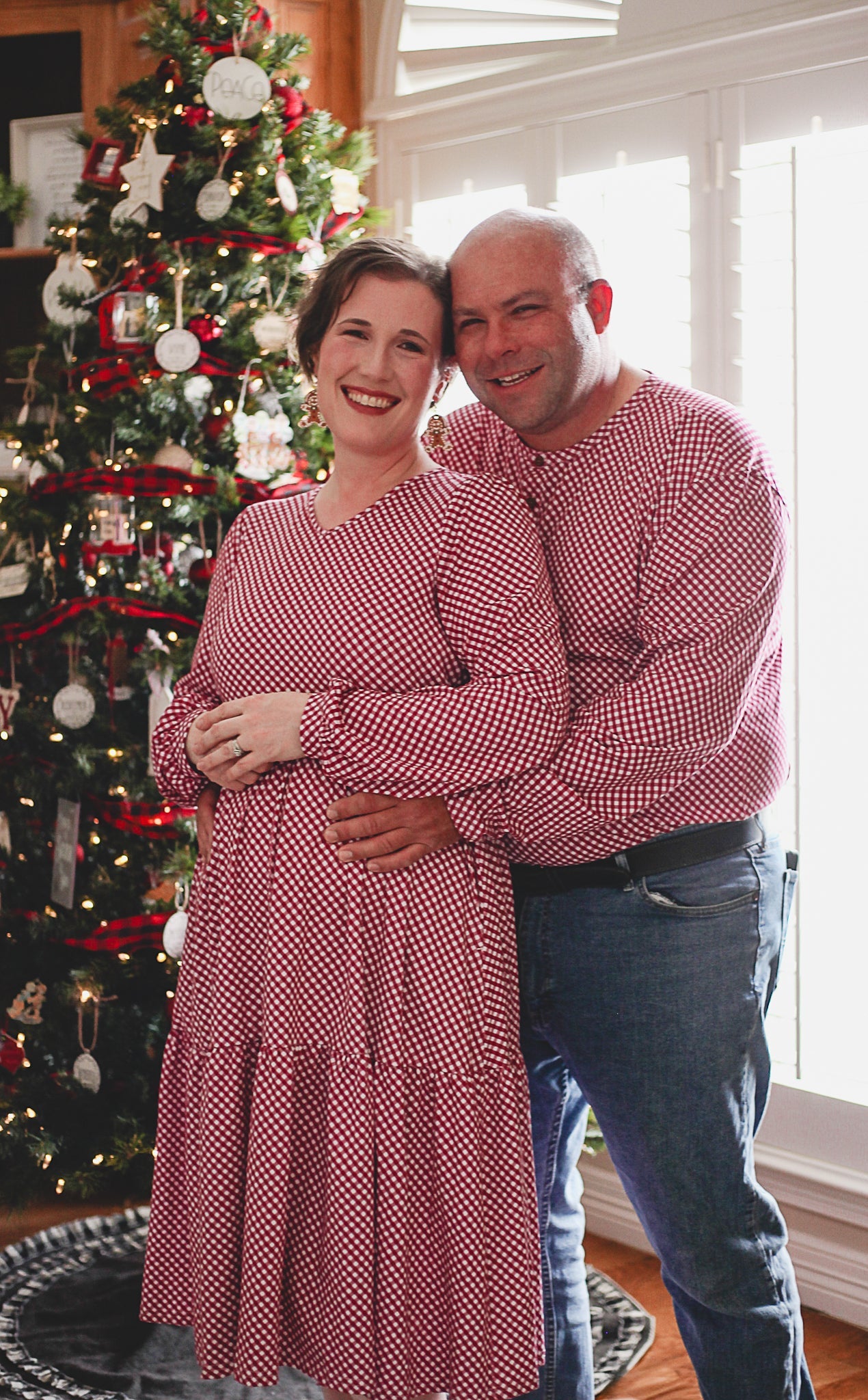 Cranberry Gingham ~ Storybook Dress