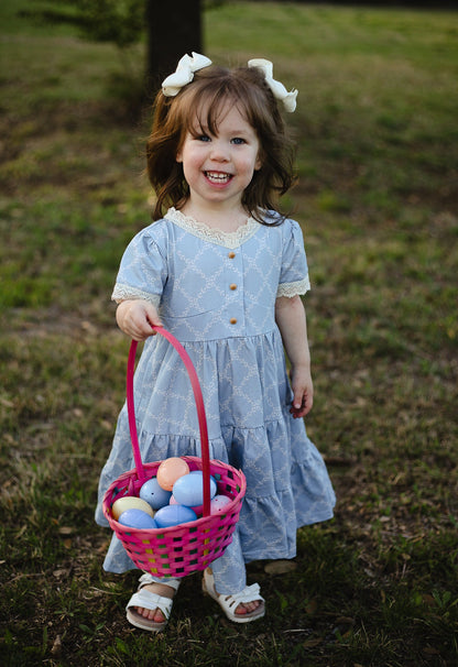 Tranquil Trellis ~ Mini Keepsake Dress