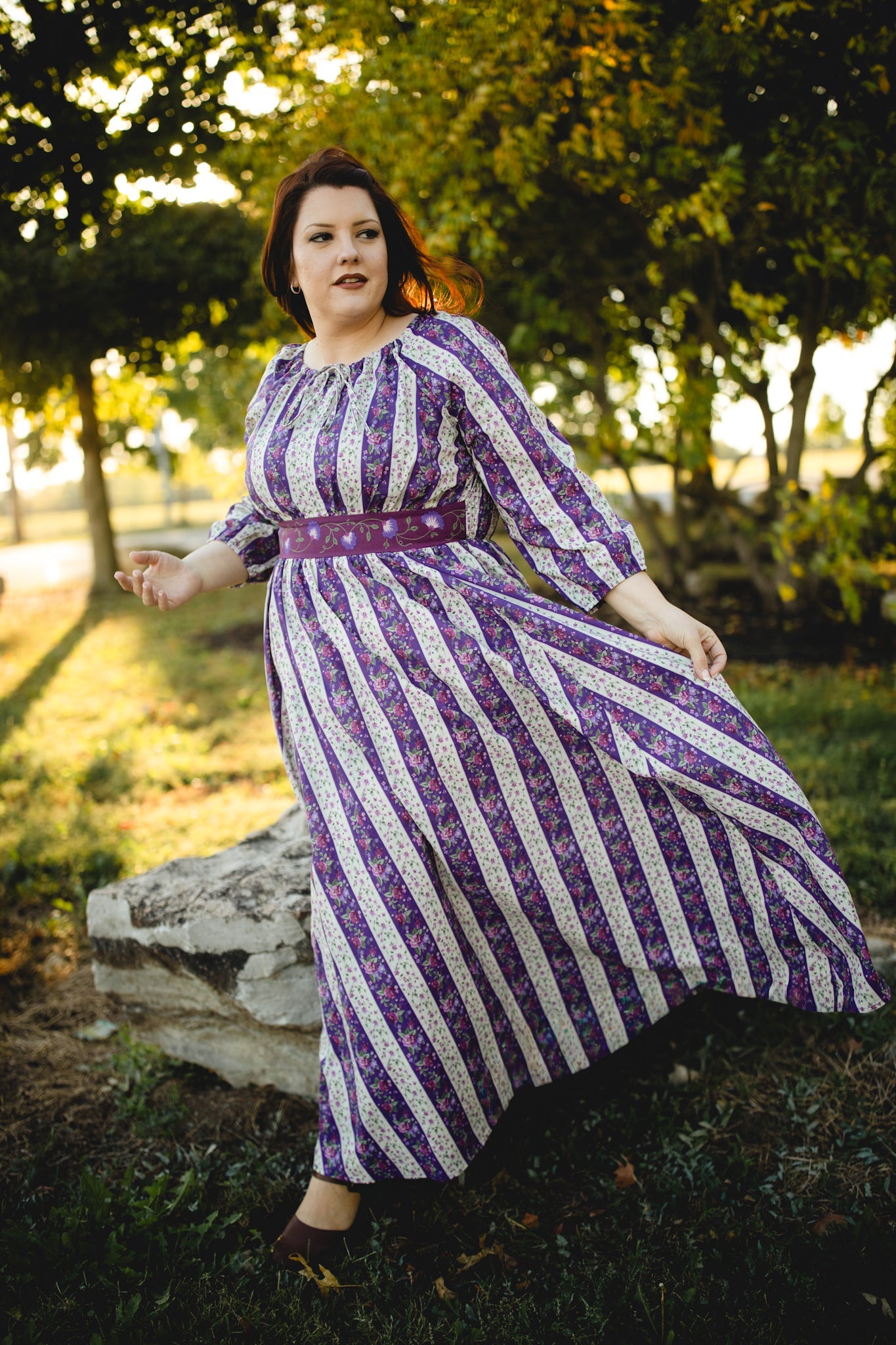 Antique Amethyst ~ Folklore Maxi