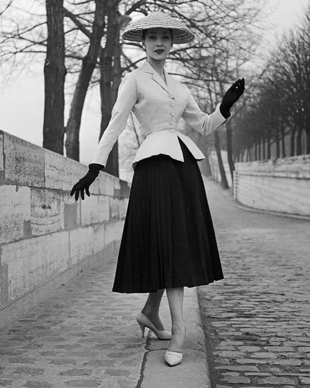 1950s Premium Circle Skirt - Black