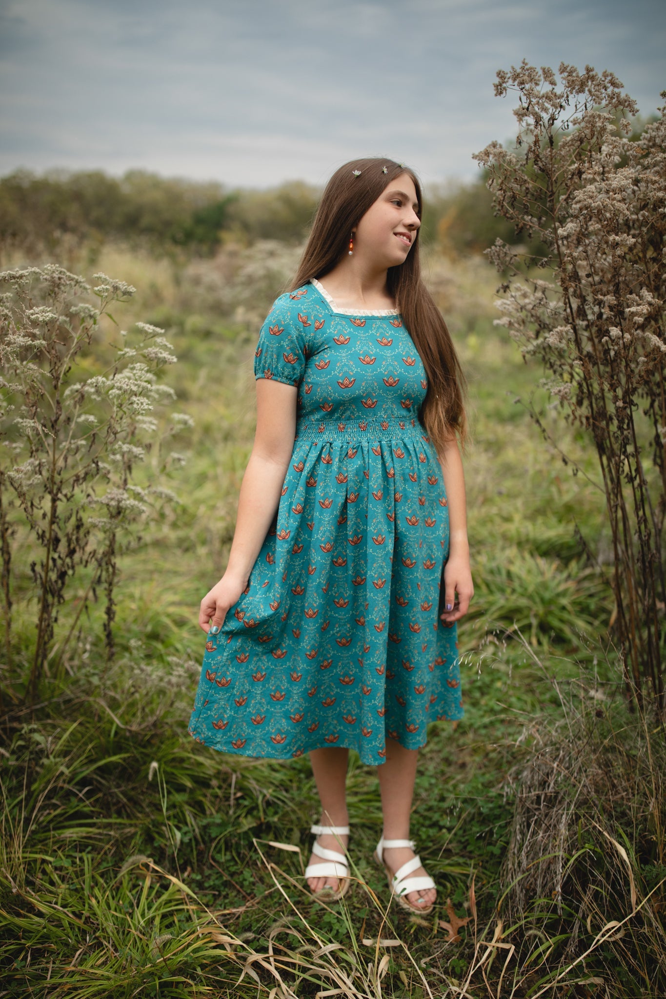 Once a Queen ~ Mini Folklore Dress