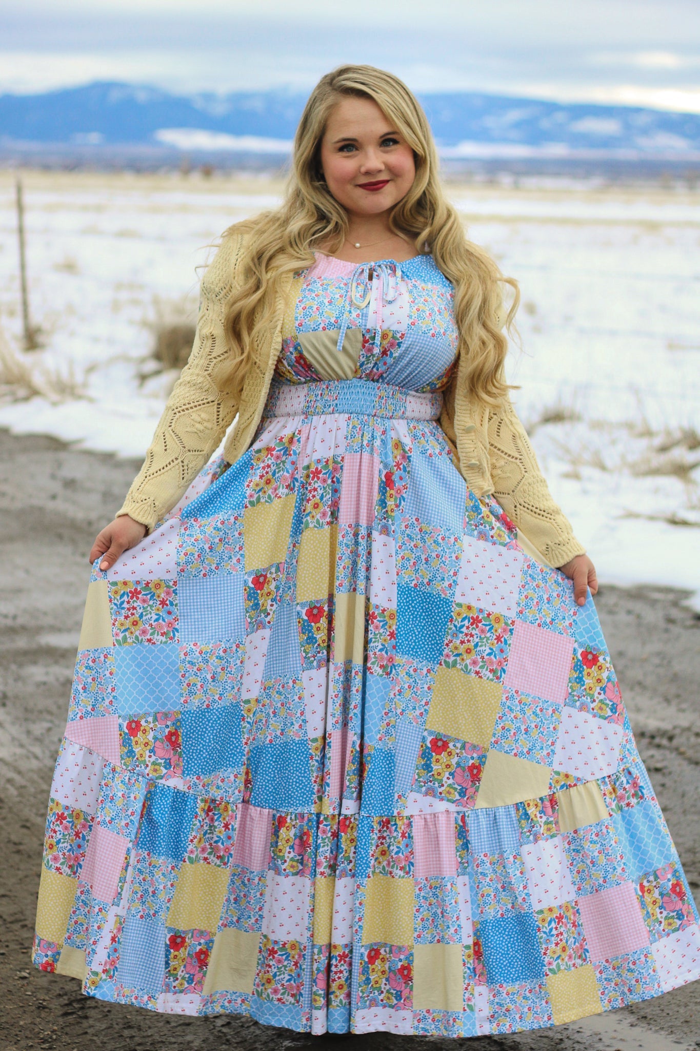 Cottage Calico ~ Folklore Maxi