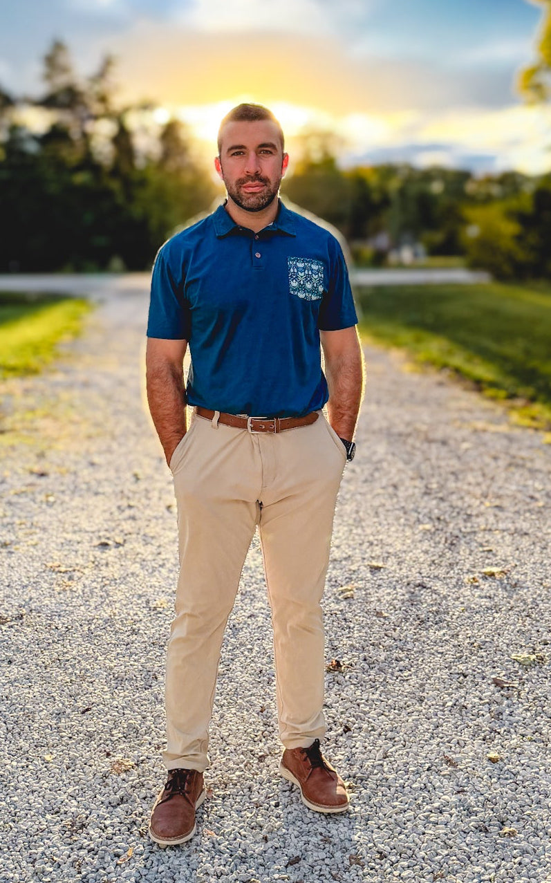 Nordic Snowdrop ~ Men’s Perseverance Polo