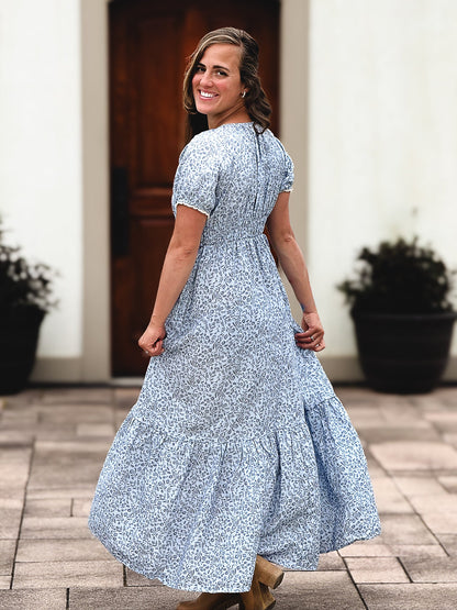 Scripted Mist ~ Abilene Dress