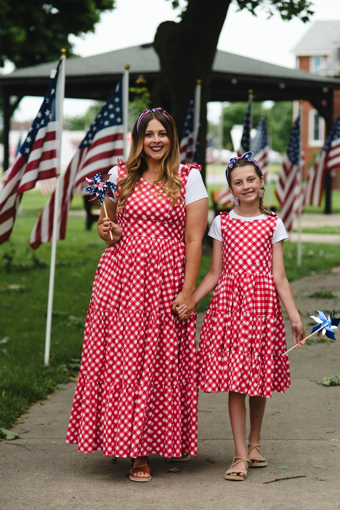 Grenadine Gingham ~ Mini Lenora Dress