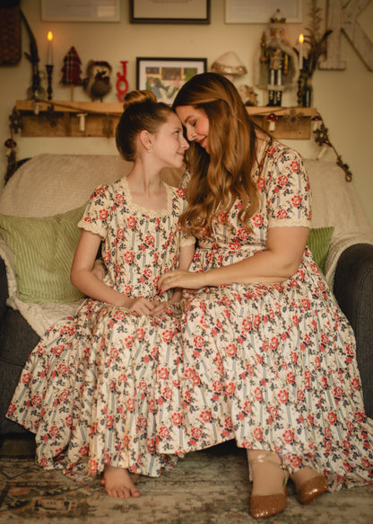 Camellia Carol ~ Mini Hearthside Dress
