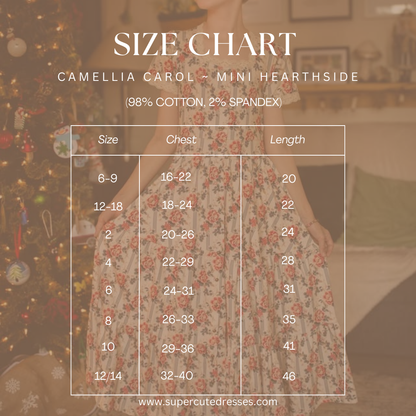Camellia Carol ~ Mini Hearthside Dress