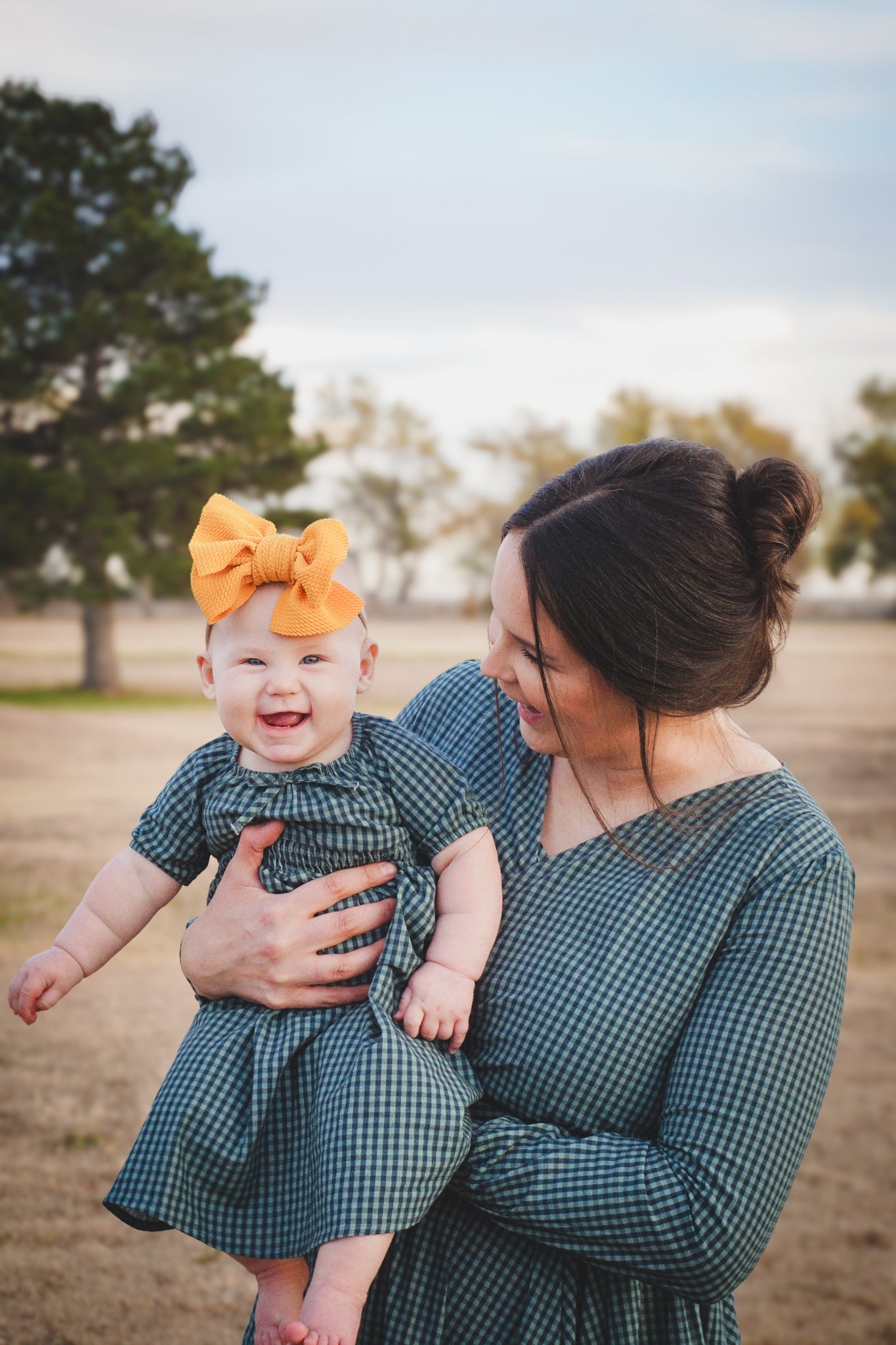 Spruce Gingham ~ Wildwood Maxi