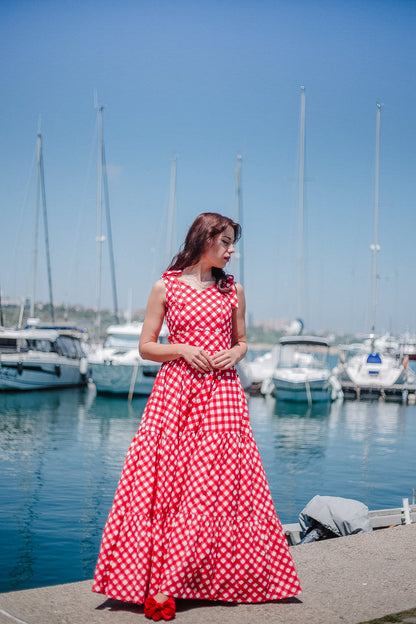 Grenadine Gingham ~ Lenora Dress