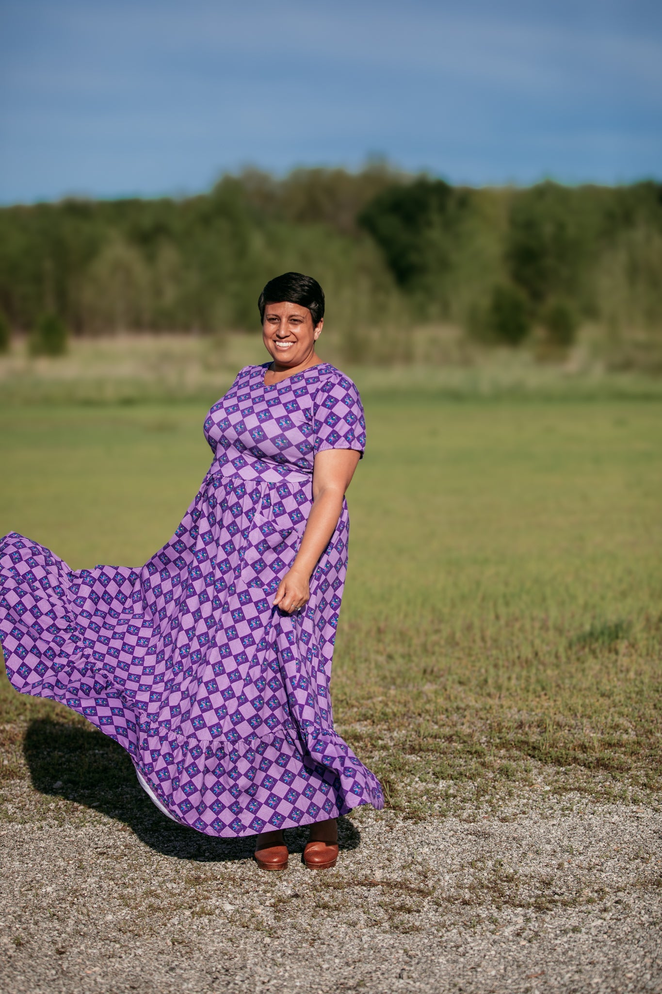 Mountain Laurel ~ Canterbury Patch Maxi