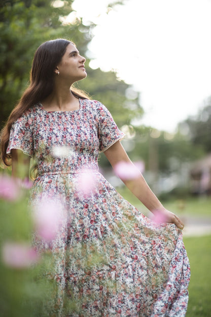 Watercolor Garden ~ Nightingale Dress