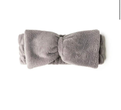 Lemon Lavender Take a Bow Plush Headband