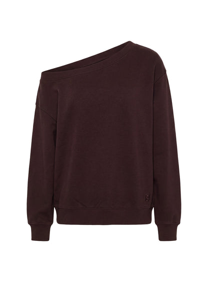 Wellness Off The Shoulder Jumper Brown