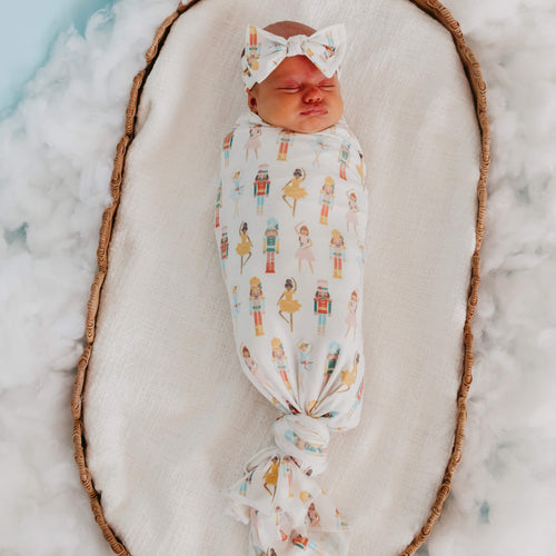 Knit Swaddle Blanket - Juliet