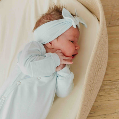Newborn Knotted Gown - Air