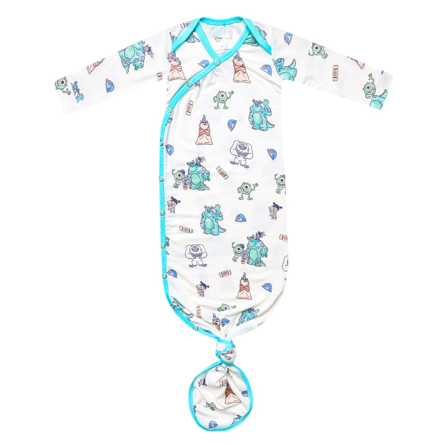 Newborn Knotted Gown - Monsters, Inc. Friends