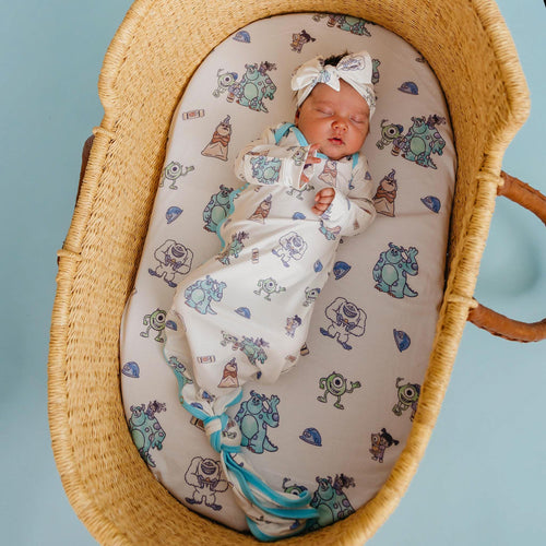 Newborn Knotted Gown - Monsters, Inc. Friends