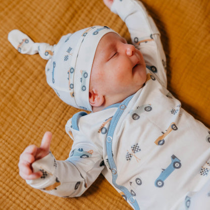 Newborn Knotted Gown - Speedster
