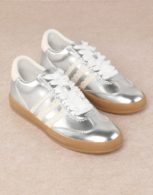 Didi Metallic Lace Sneaker