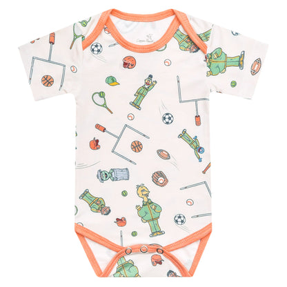 Short Sleeve Bodysuit - Sesame Street Varsity Friends