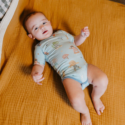 Short Sleeve Bodysuit - Tanner