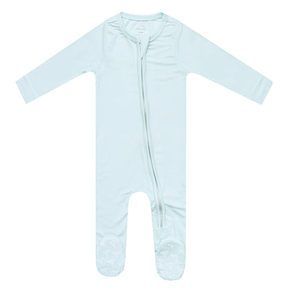 Zip-Up Footie Pajama - Air