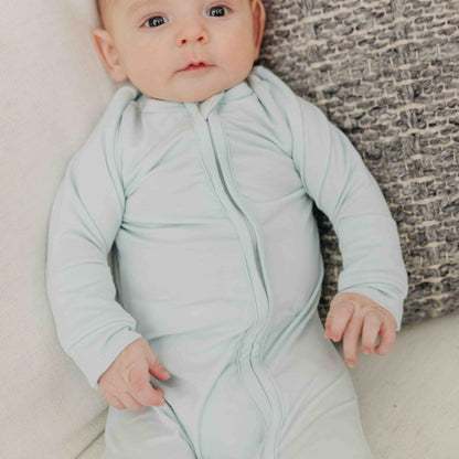 Zip-Up Footie Pajama - Air
