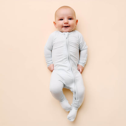 Zip-Up Footie Pajama - Air