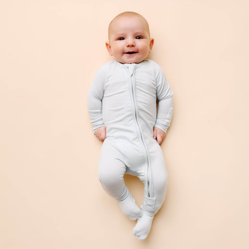 Zip-Up Footie Pajama - Air