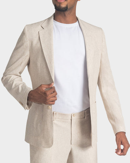 Americana de lino para hombre