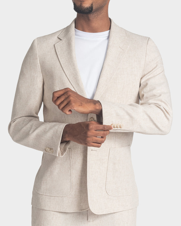 Americana de lino para hombre