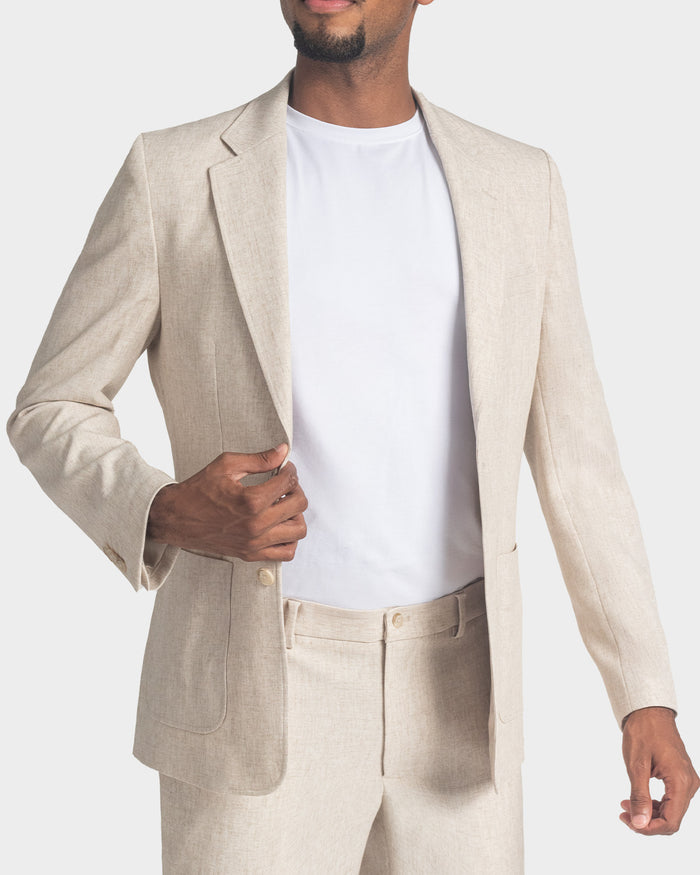 Americana de lino para hombre