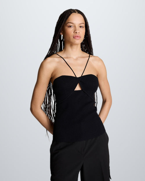 Blusa de tiras para mujer halter