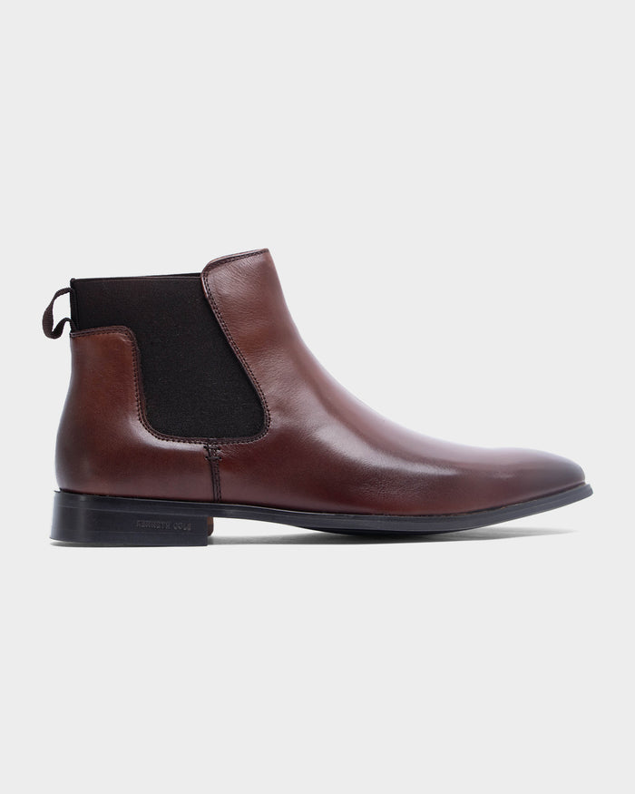 Botas de cuero para hombre the vibe chelsea camel