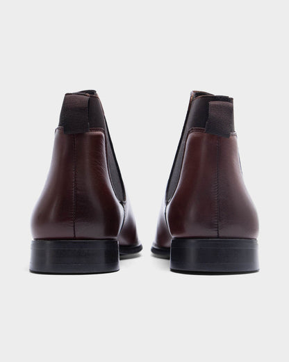 Botas de cuero para hombre the vibe chelsea camel