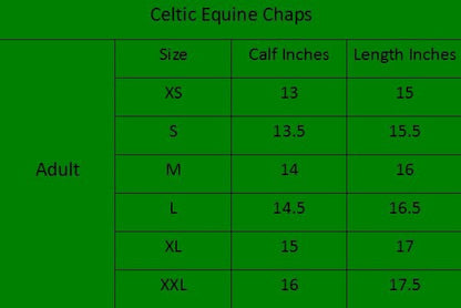 Breeze Up Top Quality Leather Half Chaps