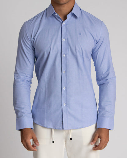 Camisa casual manga larga para hombre