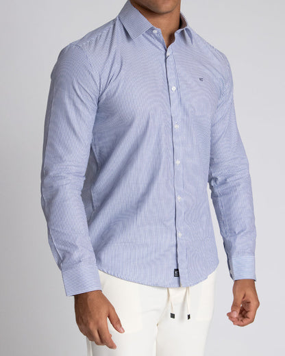 Camisa casual manga larga para hombre