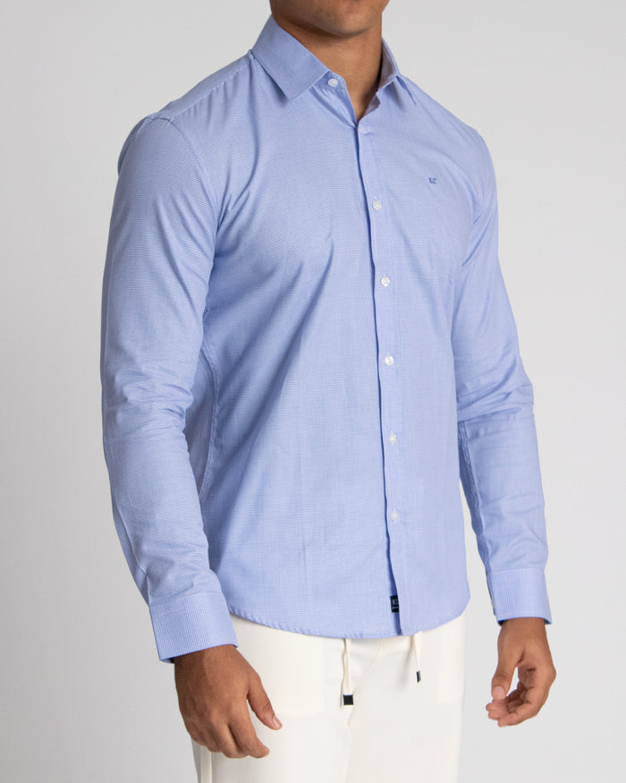 Camisa casual manga larga para hombre