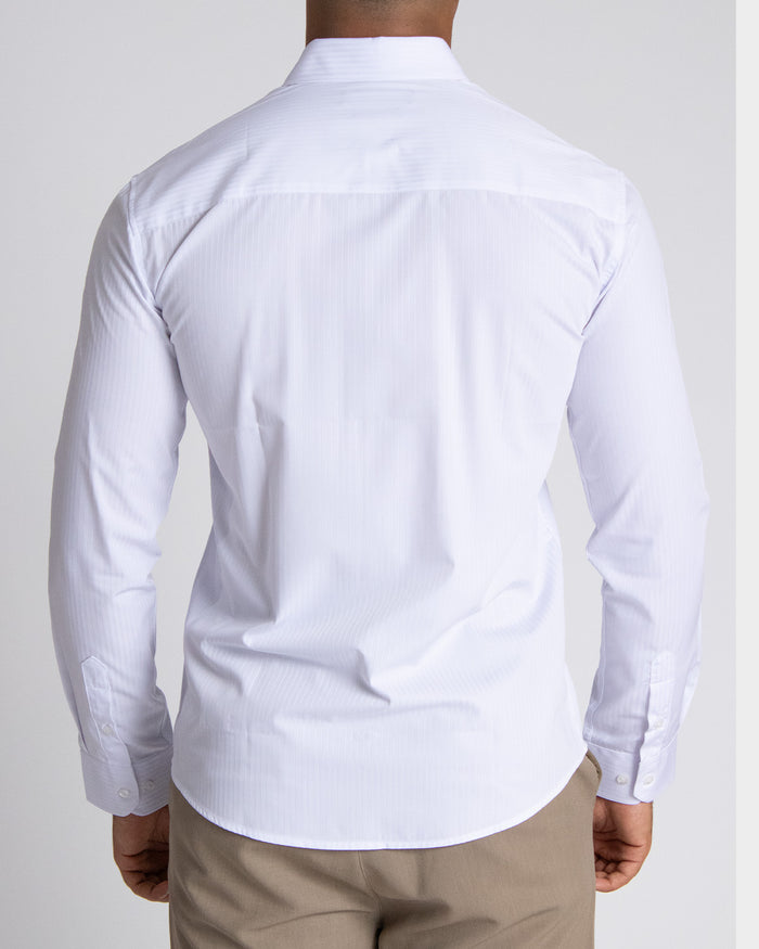 Camisa casual manga larga para hombre