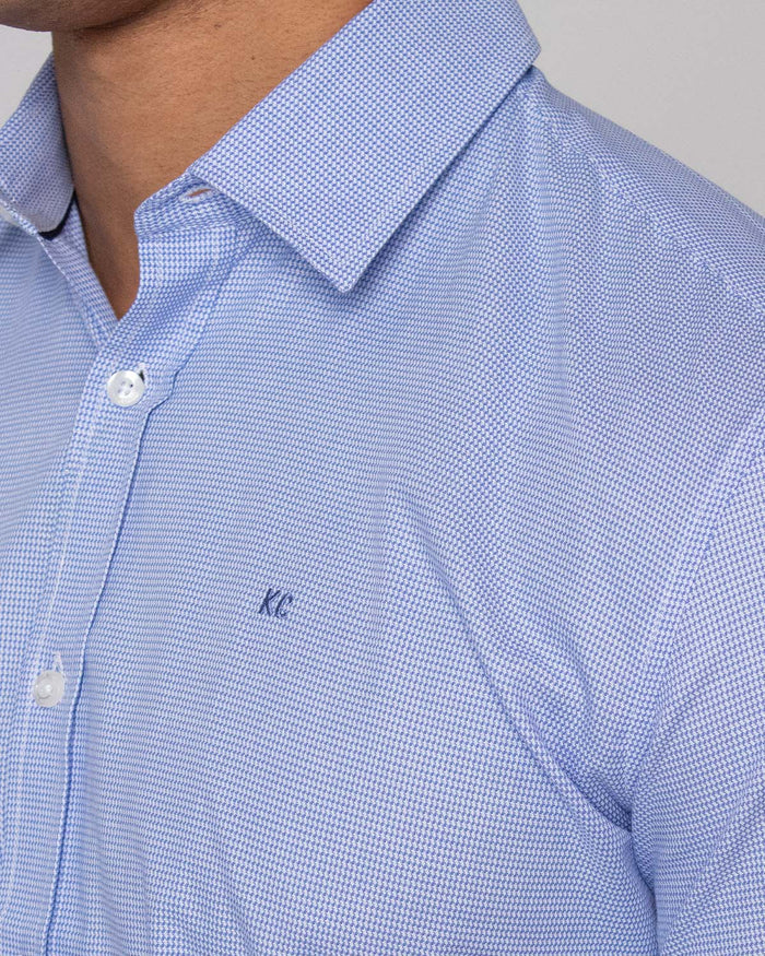Camisa casual manga larga para hombre