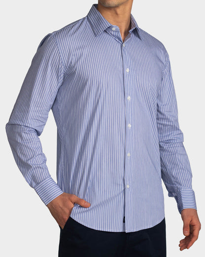 Camisa de vestir manga larga para hombre