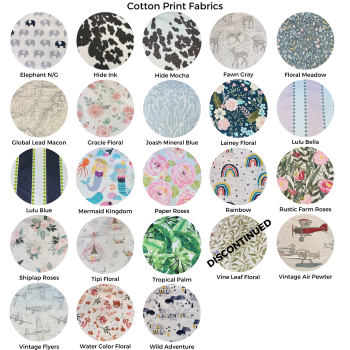 CF Baby Custom Bedding | 50x17 Rail Guard | Solid