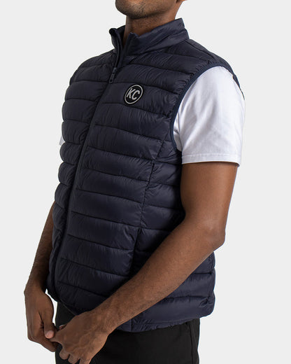Chaleco casual para hombre azul