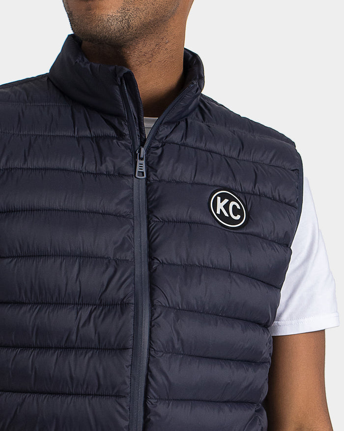 Chaleco casual para hombre azul