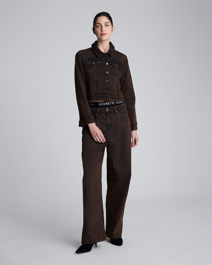 chaqueta denim de Kenneth Cole para mujer