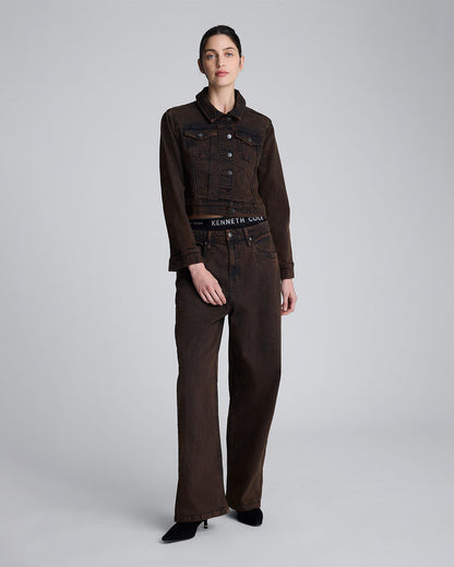 chaqueta denim de Kenneth Cole para mujer